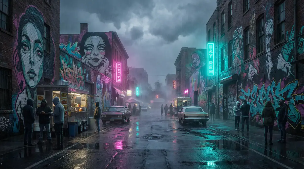美女视频脱空一净二净 - 雨夜壁画街